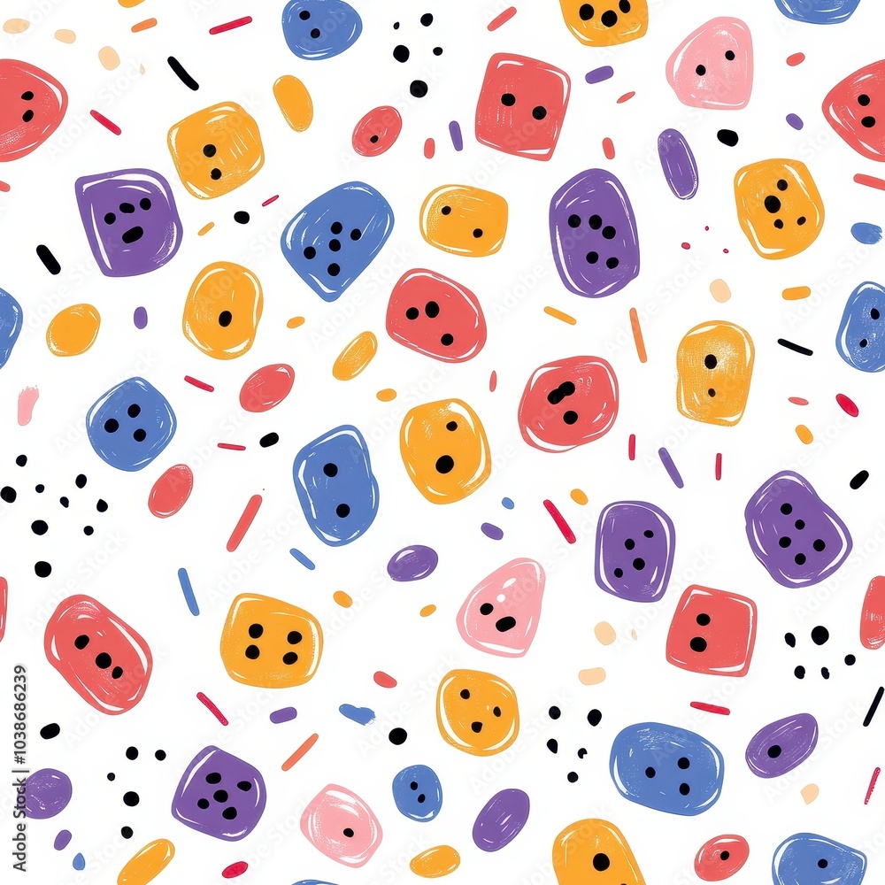 Colorful Traditional Indian Game Pattern Design Colorful Traditional Indian Game Pattern Design