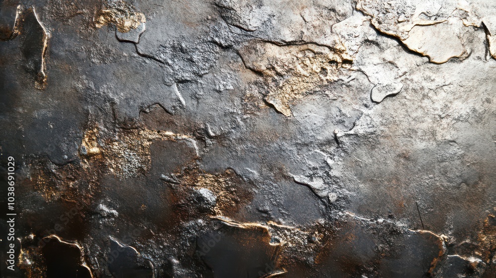 Textured Metallic Surface Abstract Design Textured Metallic Surface Abstract Design