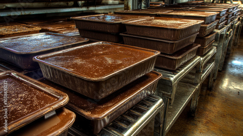 Chocolate Production Process in a Factory Setting