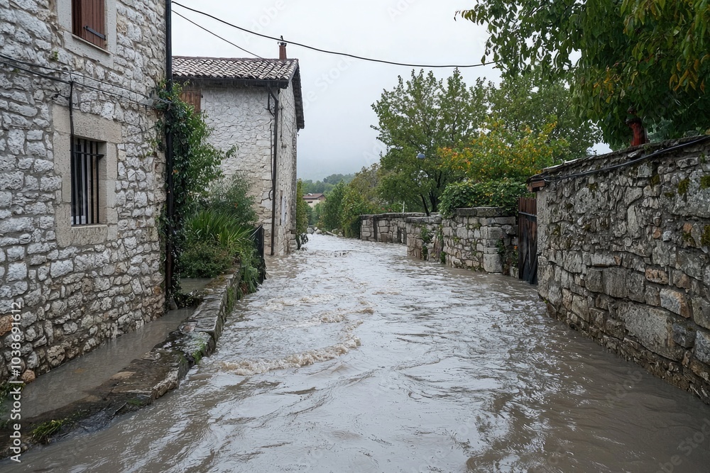 Floodwater: the sweeping surge inundating urban and rural terrains ...