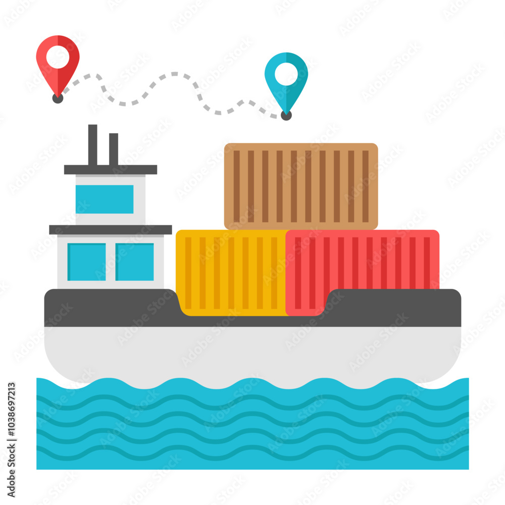 Premium download icon of cargo boat
Premium download icon of cargo boat