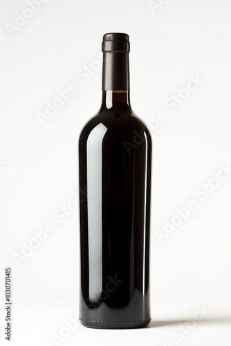 Wallpaper Mural Red wine bottle isolated on white background Torontodigital.ca