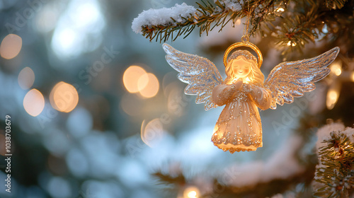 A beautifully glowing angel...