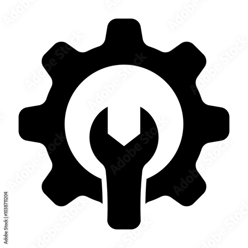Maintainance Glyph Icon Design