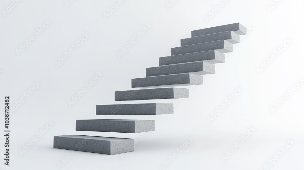Minimalist Staircase in a Modern Space Minimalist Staircase in a Modern Space