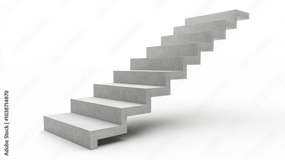 Modern Concrete Staircase Design in Minimalist Style Modern Concrete Staircase Design in Minimalist Style