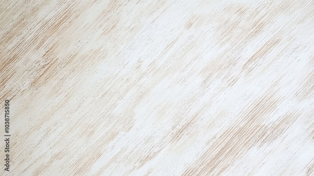Naklejka premium Whitewashed Wood Grain Texture Background, distressed, rustic, wood texture