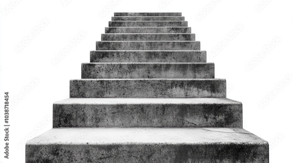 Concrete Steps Leading Up Toward Bright Future Concrete Steps Leading Up Toward Bright Future