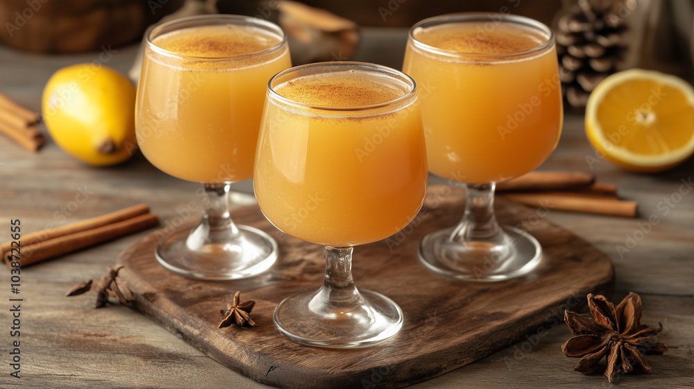 Golden Spiced Hippocras Wine with Cinnamon and Ginger Golden Spiced Hippocras Wine with Cinnamon and Ginger