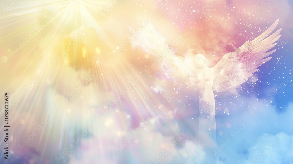 Angel Wings in Heavenly Light Angel Wings in Heavenly Light