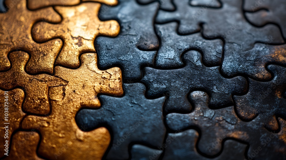 Golden and Black Puzzle Golden and Black Puzzle
