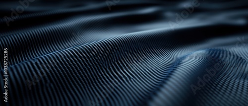 Wallpaper Mural Close-up of textured fabric with ripples and shadows in dark tones. Torontodigital.ca