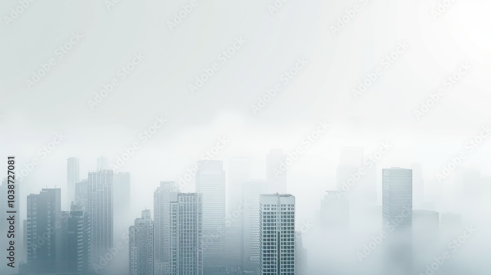 Cityscape in Fog Cityscape in Fog