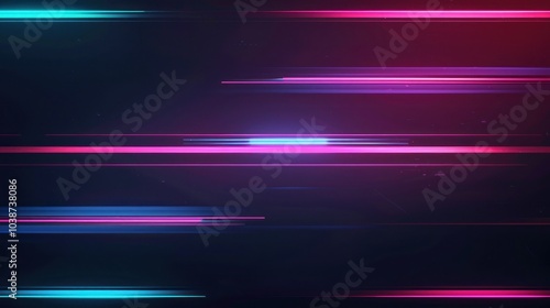 Abstract Neon Lights Background