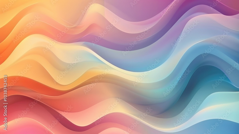 Abstract Colorful Waves Abstract Colorful Waves