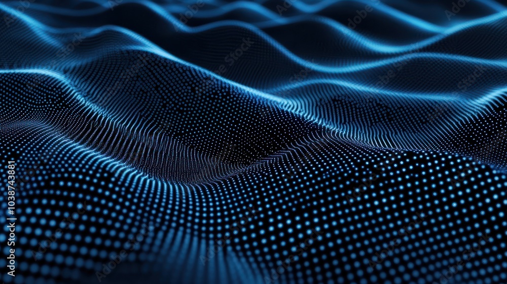 Abstract technology background using blue and black shades, intersecting lines and dots symbolizing networks and data Abstract technology background using blue and black shades, intersecting lines and dots symbolizing networks and data