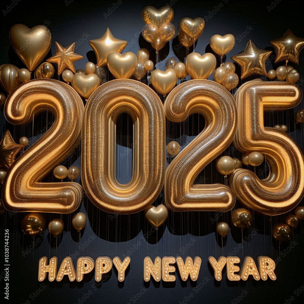 Happy New Year 2025 New Year bubble Banner
Happy New Year 2025 New Year bubble Banner