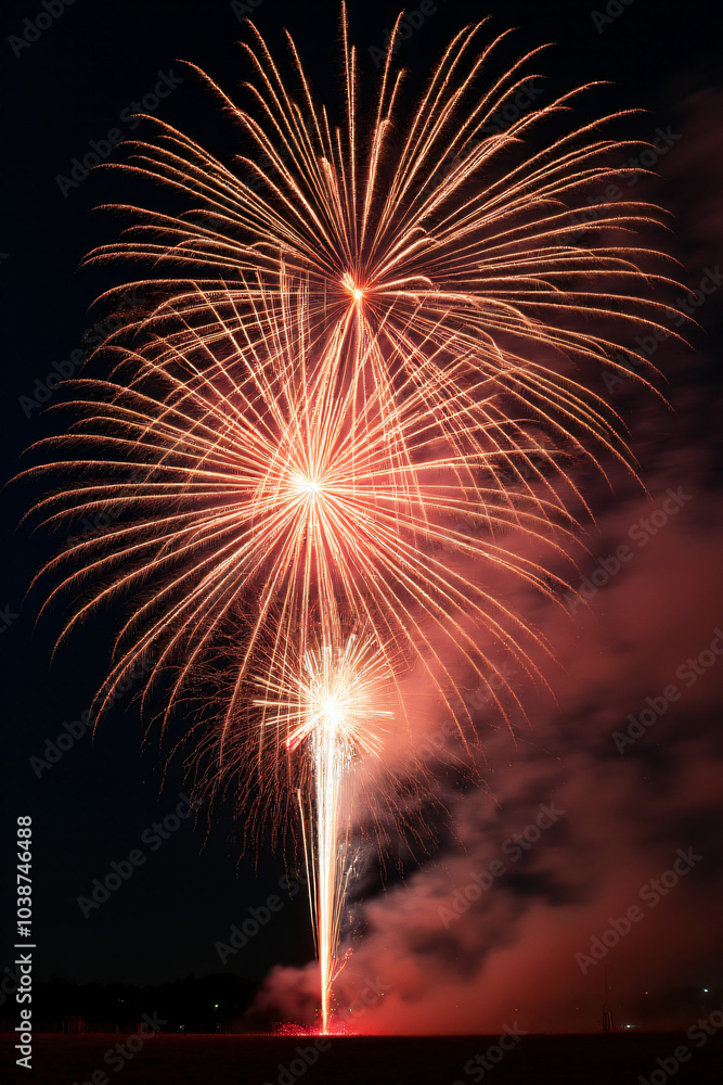 fireworks display midnight marks beginning new year hopes happiness fireworks display midnight marks beginning new year hopes happiness