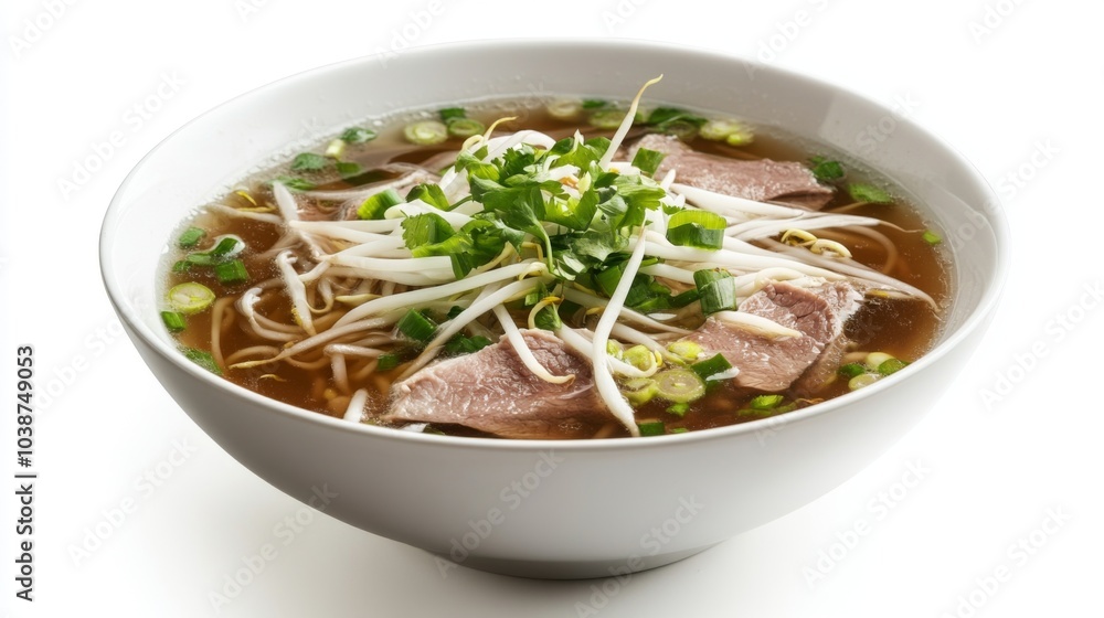 Delicious bowl of traditional Vietnamese pho Delicious bowl of traditional Vietnamese pho
