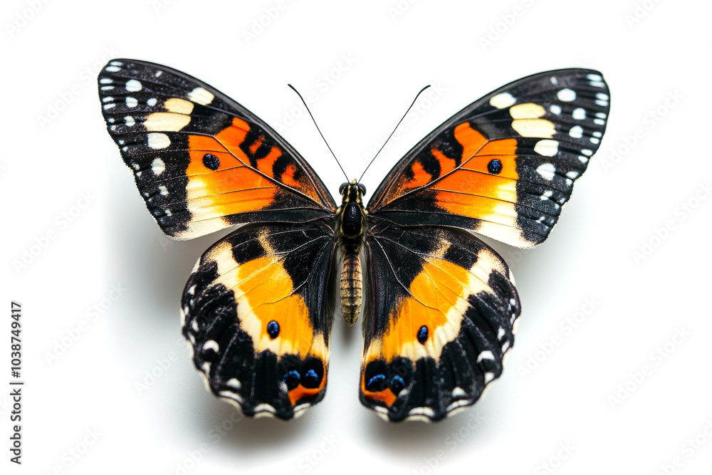 Butterfly showing its colorful wings Butterfly showing its colorful wings