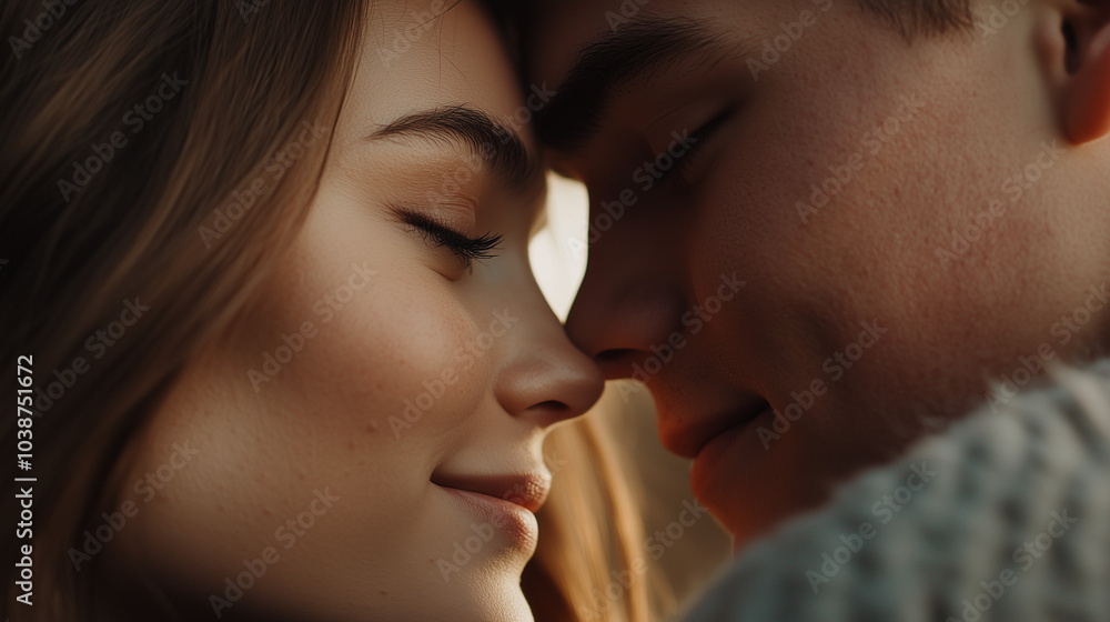 A close embrace between a couple enjoying a sunset, symbolizing affection and connection, perfect for commercial use in wedding, engagement, and relationship-themed content. Commercial A close embrace between a couple enjoying a sunset, symbolizing affection and connection, perfect for commercial use in wedding, engagement, and relationship-themed content. Commercial