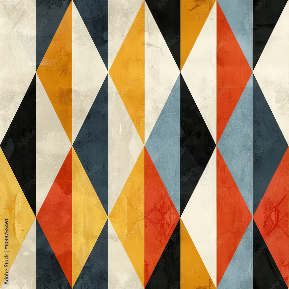 A bold and playful harlequin background pattern featuring diamond shapes with vibrant colors and detailed textures. Geometric design perfect for textiles, wallpapers, and contemporary decor. A bold and playful harlequin background pattern featuring diamond shapes with vibrant colors and detailed textures. Geometric design perfect for textiles, wallpapers, and contemporary decor.