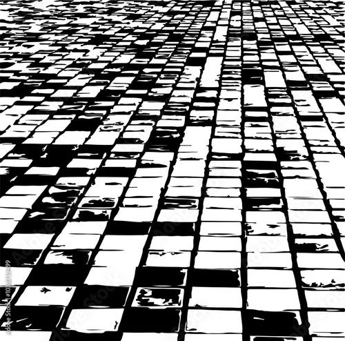 Rough black and white texture vector. Distressed overlay texture. Grunge background. Abstract textured effect. Vector Illustration. Black isolated on white background. EPS10