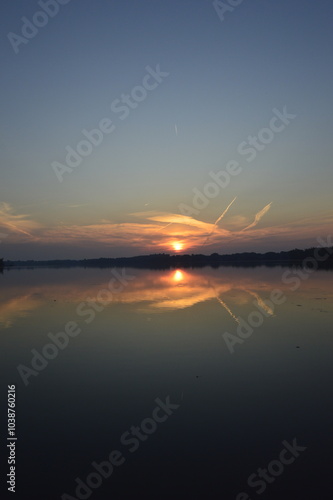 Sunrise over the river