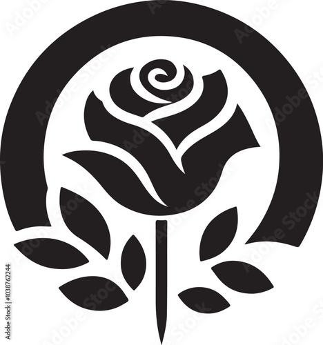 black flower