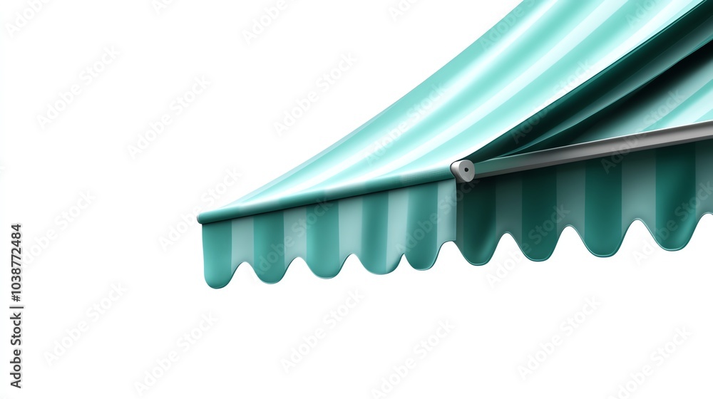 Fototapeta premium Awning, white isolate background
