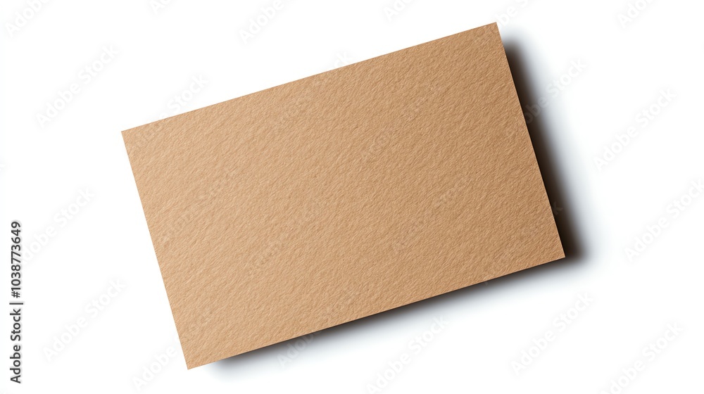 Cardboard sheet, white isolated background Cardboard sheet, white isolated background