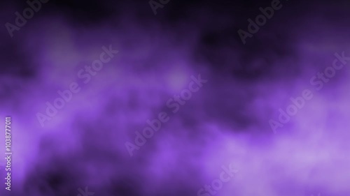 Purple fog is magical and gloomy. Background. Smoke flies up slowly.