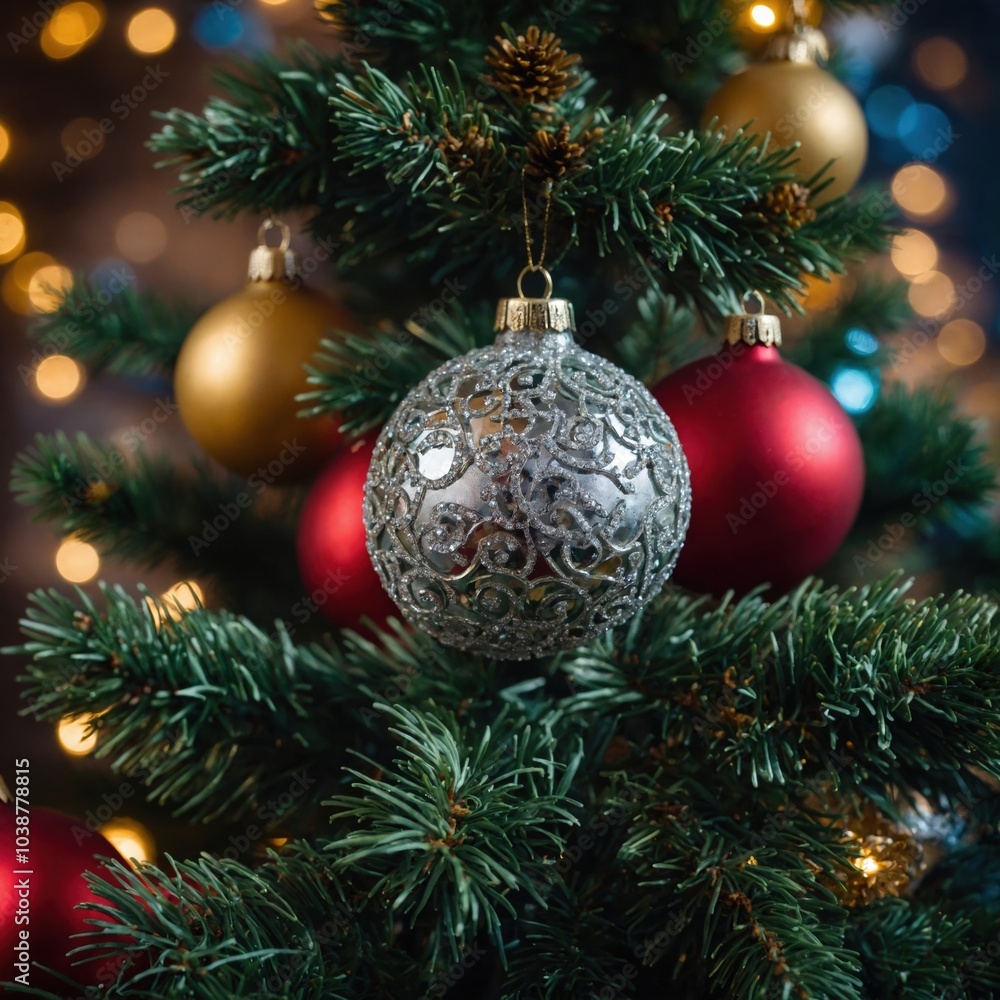 Bright decorations enhance the charm of the holiday Bright decorations enhance the charm of the holiday