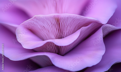 Captivating Close-Up of Purple Petals Revealing Nature's Intricate Beauty