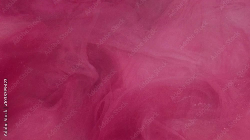 Paint water splash. Smoke cloud. Defocused pink color shimmering glitter floating underwater explosion blob reveal motion dreamlike abstract art background. Paint water splash. Smoke cloud. Defocused pink color shimmering glitter floating underwater explosion blob reveal motion dreamlike abstract art background.