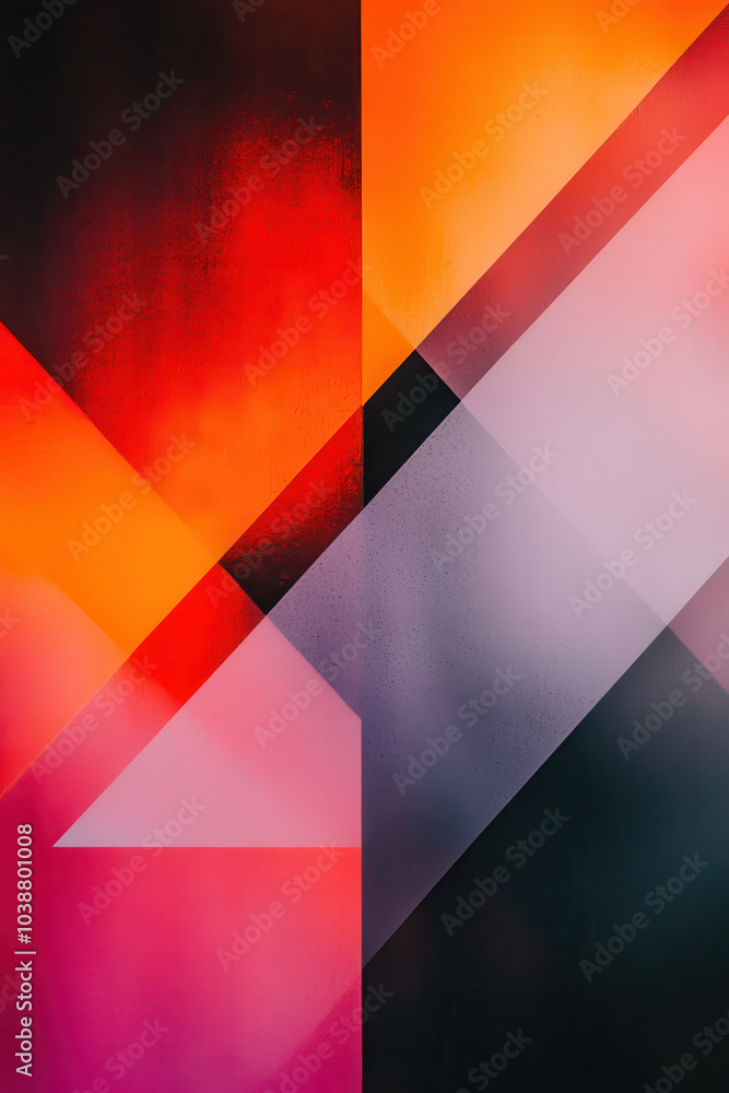 Vibrant Geometric Abstract Art: A Burst of Colorful Shapes and Design Vibrant Geometric Abstract Art: A Burst of Colorful Shapes and Design