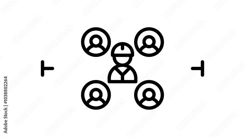 contractor animated icon contractor animated icon