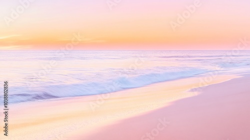 Pastel Sunset Beach