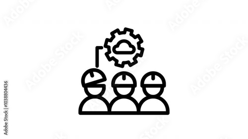 outsourcing animated icon