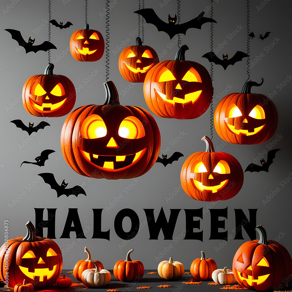 halloween background with pumpkins halloween background with pumpkins