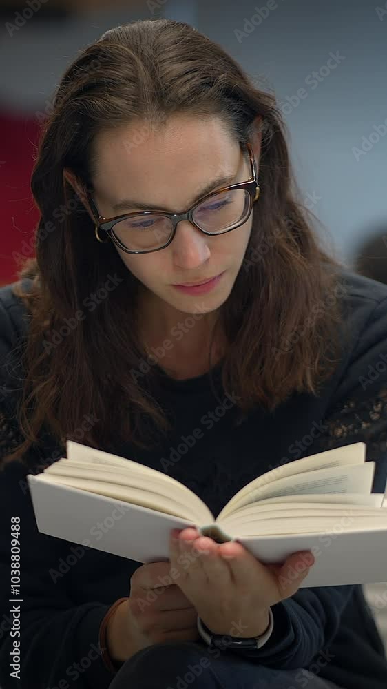 A woman is reading a book in a cozy and inviting environment full of comfort and warmth A woman is reading a book in a cozy and inviting environment full of comfort and warmth