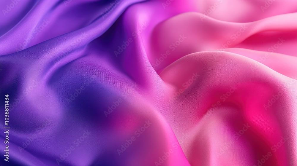 Obraz premium Abstract Purple and Pink Silk Fabric Texture