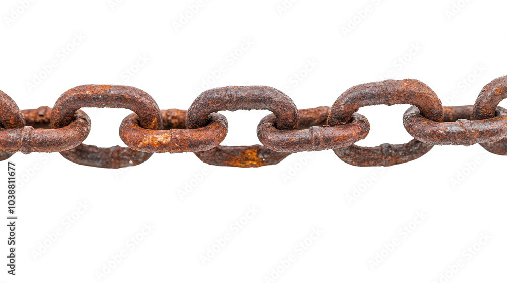 Obraz premium Rusty Chain Links