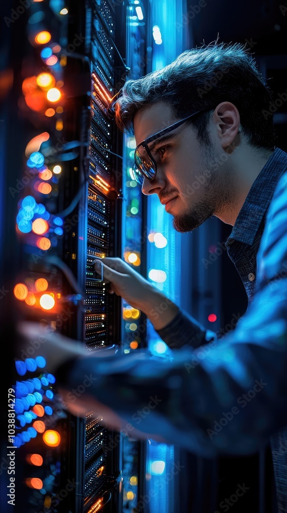 Diligent IT Technician at Server Rack Diligent IT Technician at Server Rack