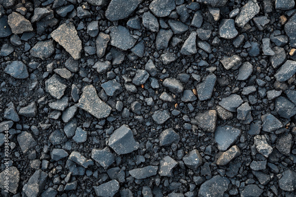Aerial view of a rough dark grey asphalt driveway texture Aerial view of a rough dark grey asphalt driveway texture