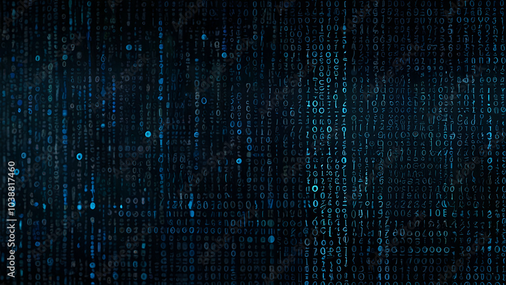 Digital background blue matrix binary computer code hacker concept
Digital background blue matrix binary computer code hacker concept