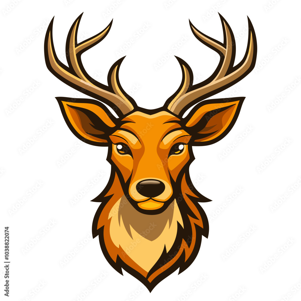 deer head vector deer head vector