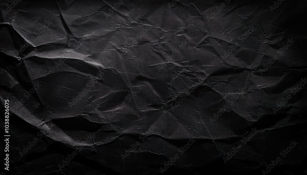 Fototapeta premium empty old vintage black scratch torn poster overlay texture background, Abstract Wrinkled Black Paper Texture, texture , background