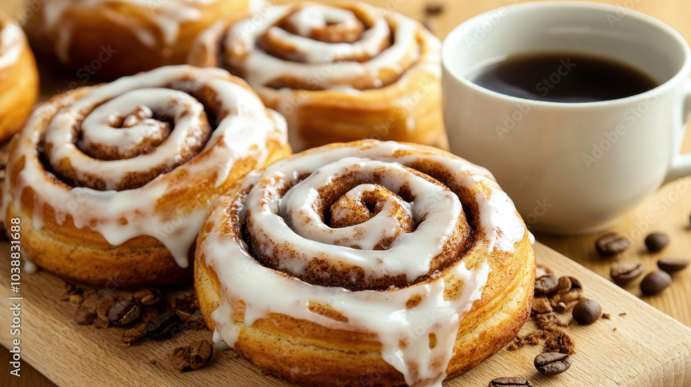 Delicious Sweet Pastries on a White Background Delicious Sweet Pastries on a White Background