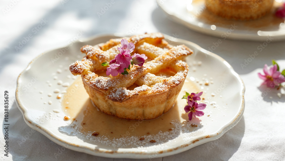 Mini Apple Pie Tartlet with Salted Caramel Mini Apple Pie Tartlet with Salted Caramel